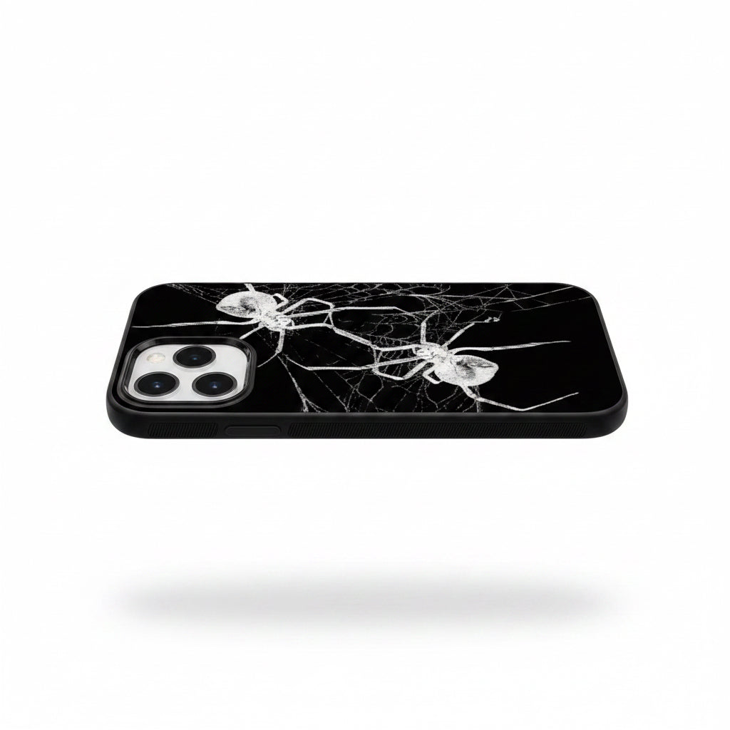 Dark Spider Vintage Phone Cases for iPhone 11-15 Pro Max